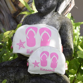 Canvas Pouches Slippers Pink Canvas Pouches Slippers Pink